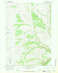 Tabletop 1967 topographic map thumbnail