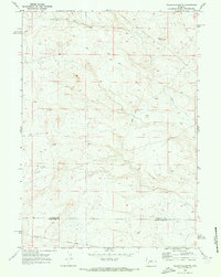 Teakettle Butte 1969 topographic map thumbnail