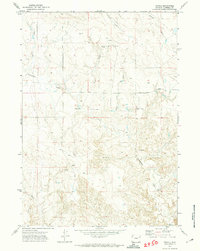 Teckla 1971 topographic map thumbnail