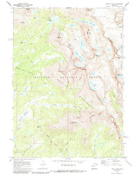 Temple Peak 1969 topographic map thumbnail