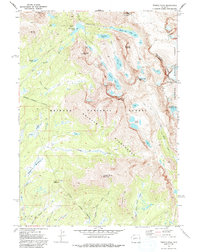 Temple Peak 1969 topographic map thumbnail
