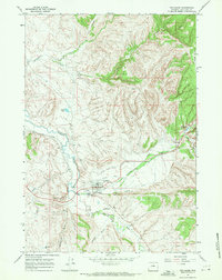 Ten Sleep 1967 topographic map thumbnail