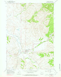 Ten Sleep 1967 topographic map thumbnail