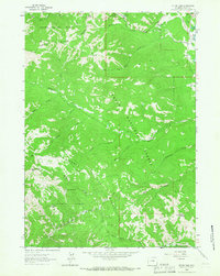 Teton Pass 1963 topographic map thumbnail