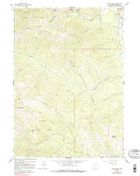 Teton Pass 1963 topographic map thumbnail