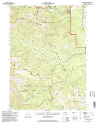 Teton Pass 1996 topographic map thumbnail