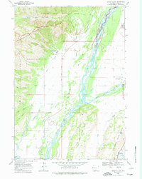 Teton Village 1968 topographic map thumbnail