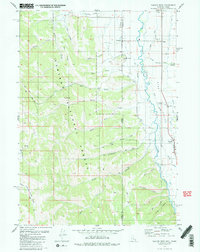 Thayne West 1980 topographic map thumbnail