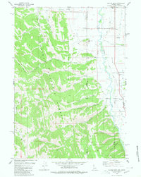 Thayne West 1980 topographic map thumbnail