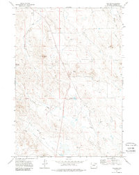 The Gap 1971 topographic map thumbnail