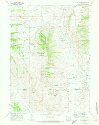 The Hogsback 1969 topographic map thumbnail