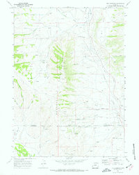 The Hogsback 1969 topographic map thumbnail