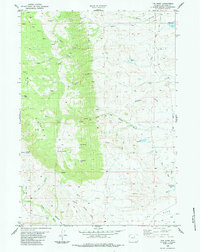 The Horn 1984 topographic map thumbnail