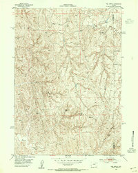 The Nipple 1953 topographic map thumbnail