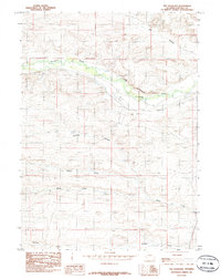 The Palisades 1985 topographic map thumbnail