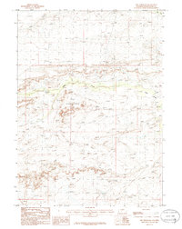 The Pinnacles 1986 topographic map thumbnail