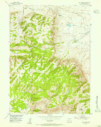 The Q Ranch 1953 topographic map thumbnail