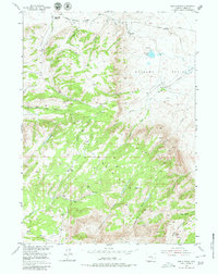The Q Ranch 1953 topographic map thumbnail