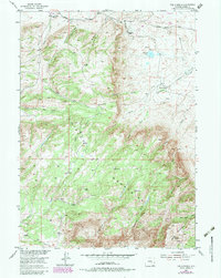 The Q Ranch 1953 topographic map thumbnail