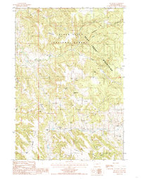 The Rocks 1984 topographic map thumbnail