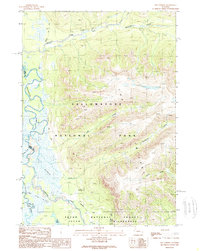The Trident 1989 topographic map thumbnail