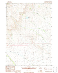 Thomas Reservoir 1988 topographic map thumbnail