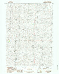 Thompson Draw 1984 topographic map thumbnail