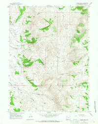Three Forks 1965 topographic map thumbnail