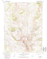 Three Forks 1965 topographic map thumbnail