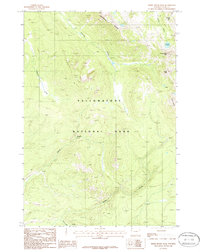 Three Rivers Peak 1986 topographic map thumbnail