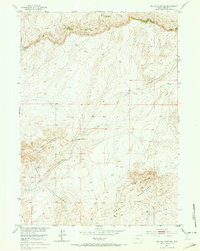 Tin Cup Mountain 1952 topographic map thumbnail