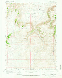 Titsworth Gap 1963 topographic map thumbnail