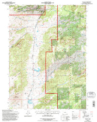 Toltec 1992 topographic map thumbnail