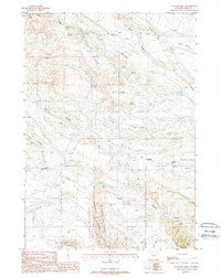 Tonopah Ridge 1988 topographic map thumbnail