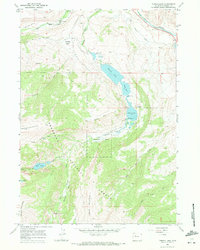 Torrey Lake 1968 topographic map thumbnail