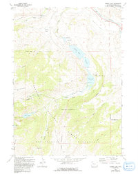 Torrey Lake 1968 topographic map thumbnail
