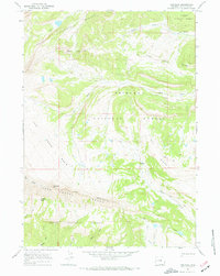 Tosi Peak 1967 topographic map thumbnail