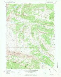 Tosi Peak 1967 topographic map thumbnail