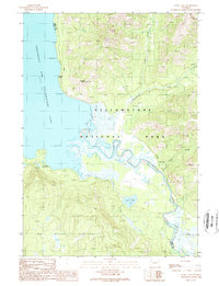 Trail Lake 1989 topographic map thumbnail