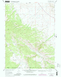 Trent Creek 1961 topographic map thumbnail