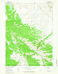 Trent Creek 1961 topographic map thumbnail