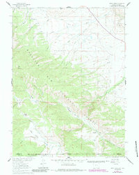 Trent Creek 1961 topographic map thumbnail