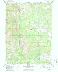 Triple Peak 1980 topographic map thumbnail