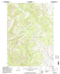 Tripod Peak 1996 topographic map thumbnail