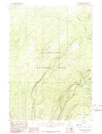 Trischman Knob 1986 topographic map thumbnail