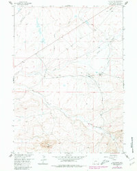 Tule Butte 1958 topographic map thumbnail