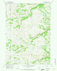 Turk Springs 1967 topographic map thumbnail