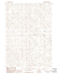Turnercrest 1984 topographic map thumbnail