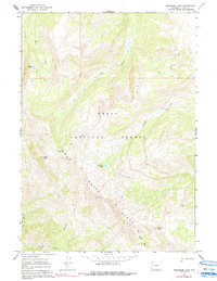 Turquoise Lake 1965 topographic map thumbnail