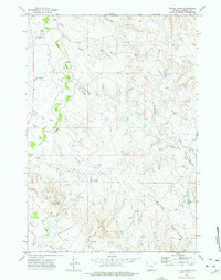 Tuttle Draw 1972 topographic map thumbnail
